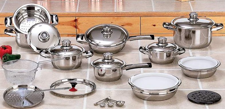 Waterless cookware set by Chef's Secret