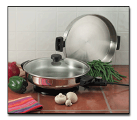 Stainless Steel Electric Skillet