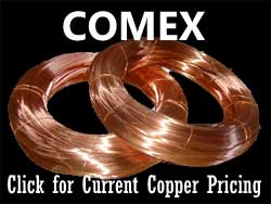COMEX Current Copper Pricing