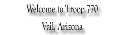 Welcome to Troop 770: Vail, Arizona