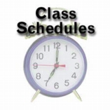 class schedules