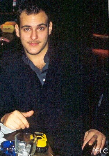 'WTF do they want to know what I put on my Christmas tree?' Mateo at the one2one FLC gig Manchester, December 2000