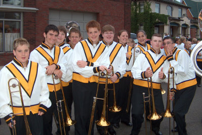 Trombone Line at the Hall of Fame Parade
