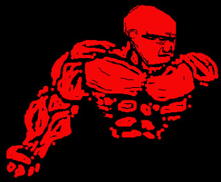  muscle man red 