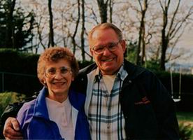 Tiny's Brother Al and wife Anne in Victoria.  Al Passed away 20 Jul, 2002: