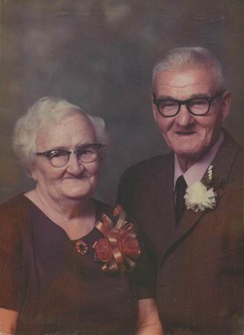 Little Gramma & Grampa (Etheleen's Mom & Dad at their 50th Wedding Anniversary Party