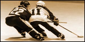 Two Elite Players in Action. � Ringette Alberta