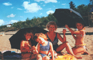 Gramma Shirley and some of Her Darlin'
Grandkids, Kellyn, Kayla, Shirley & Tyanna.