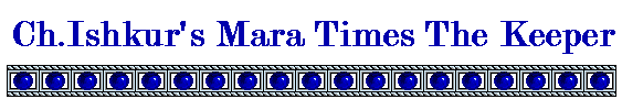 Ch.Ishkur's Mara Times The Keeper