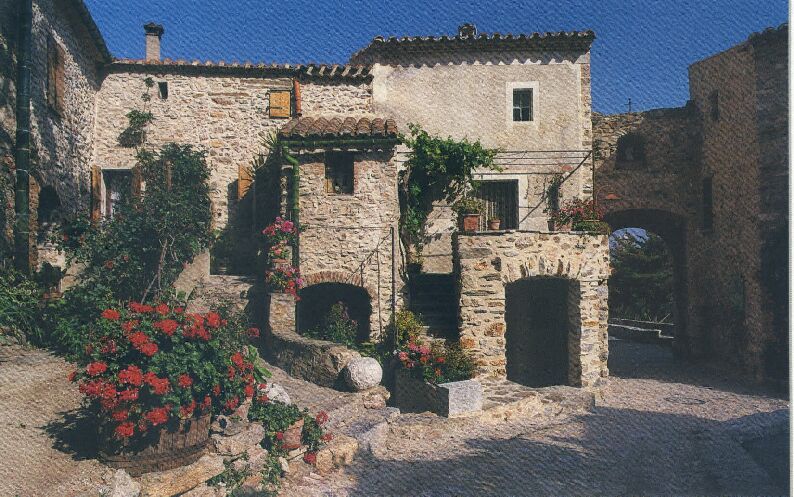 maisons paysannes  l'entre du village