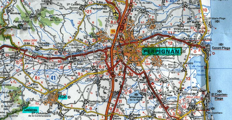 Perpignan/Thuir/Castelnou region