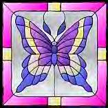 Stained Glass Butterfly