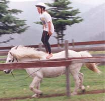 Mandy and Valur Vaulting