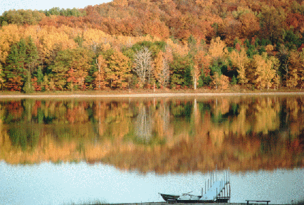 A very pretty lakeside scene