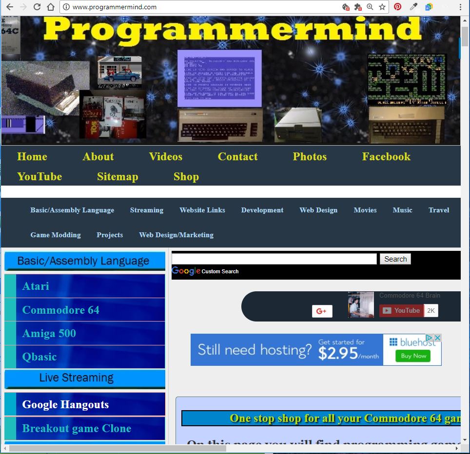 ProgrammerMind Web Site