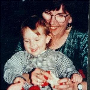 Lyamm (age 1) and Grammy