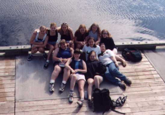 it's all the girls at Qwanoes!  (Our youth group trip)