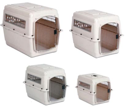 Airline approved dog crates