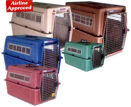Airline approved dog crates
