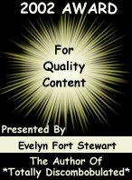 Thank you Evelyn for this Beautiful Award!!