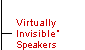 Virtually Invisible Speakers