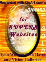 The OnWard in Gold - Only
given to 3 sites per month!