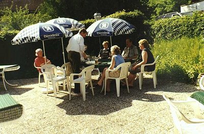 The terrace of Allg�uer Hotel F�ssen