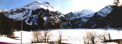 The Vilsalpsee in winter