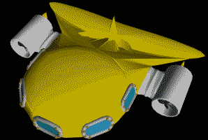 Aquatank silver surfer submarine