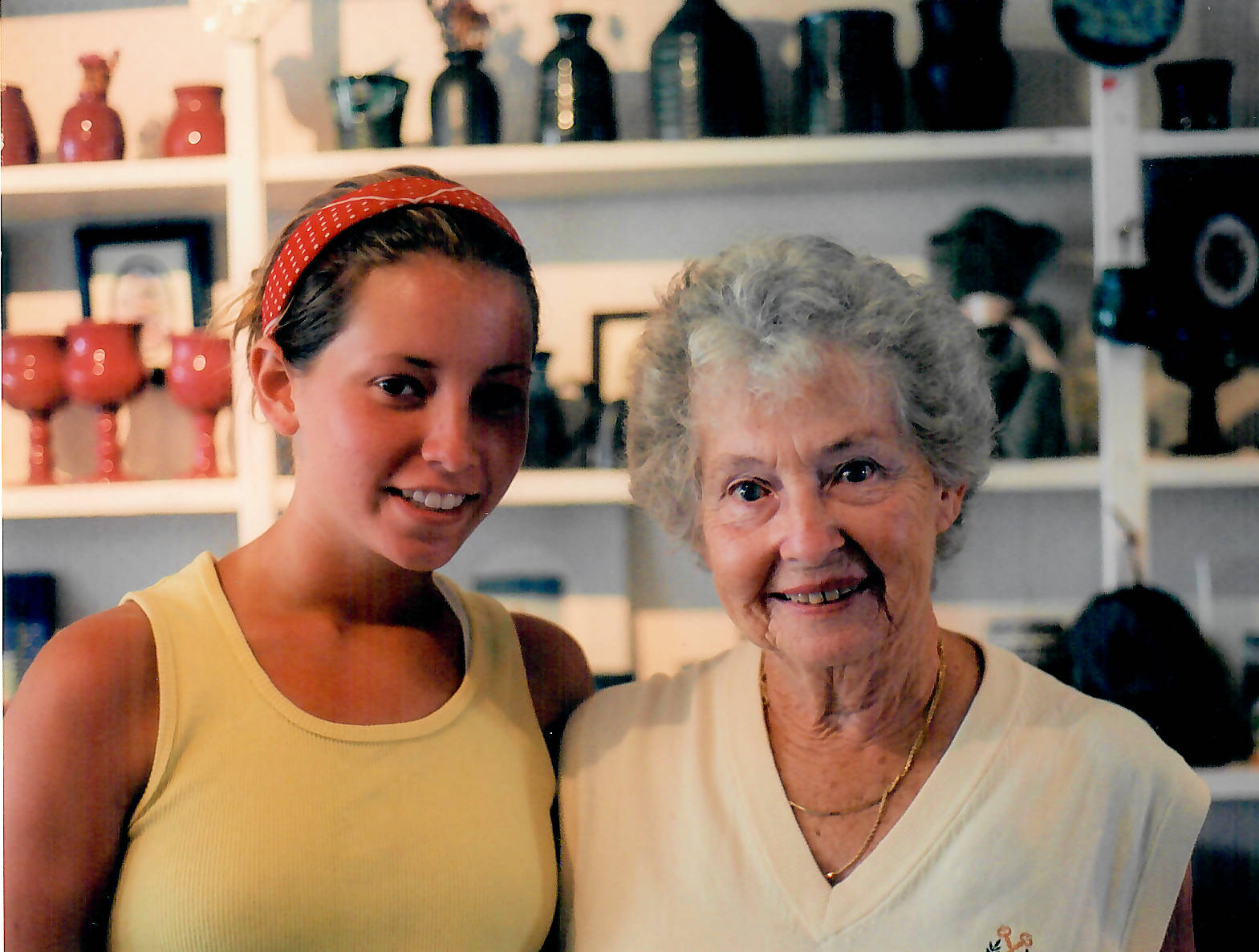 Suzanne Scott & Martha Wilde in 2002