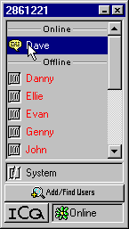 Rception d'une demande de chatt