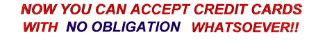 Studies have shown that accepting credit cards can boost your sales by as much as 50%!