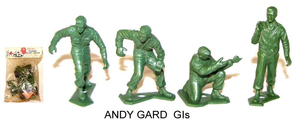 No Base MPC Ringhand Soldier kneeling in Green plastic 