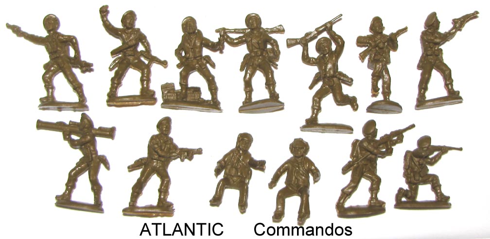 Atlantic Soldatini Toy Soldiers Atlantic Paracadutisti d' Italia scala 1:32 #5/1 