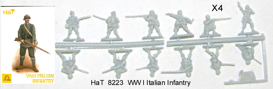 Hat 8070 WWI Turkish infantry 1:72 