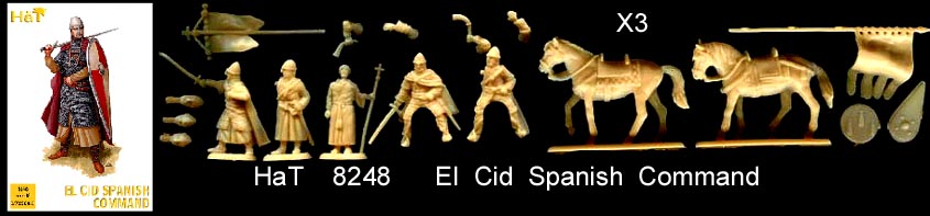 HÄT® 8201 El Cid Spanish Light Cavarly Figuren in 1:72