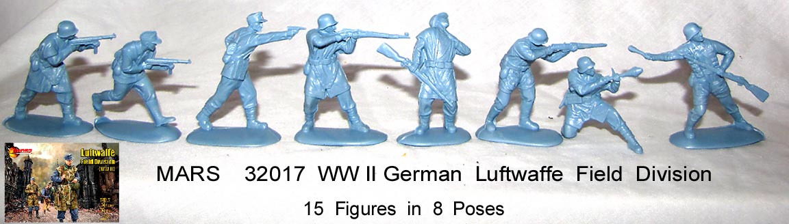 15 figures / 8 poses 1/32 Mars Figures 32016 German Naval Troops WWII 