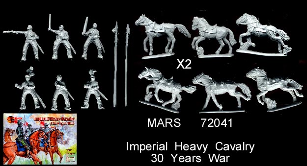 Mars Figures 72041 Wholesale Imperial Heavy Cavalry Thirty Years War Kit 1/72 for sale online