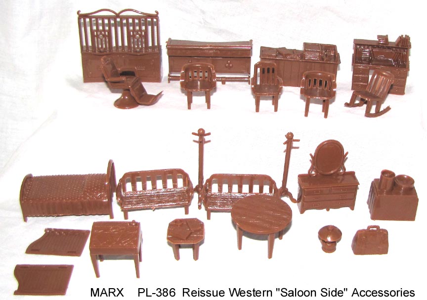 Marx Reissue 54mm Trees And Stumps Brown in Color  