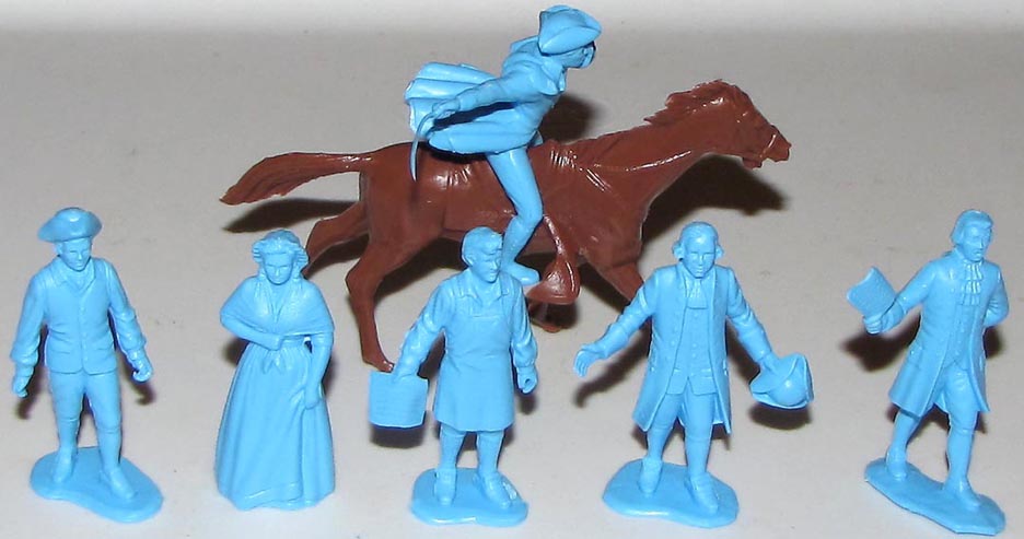 Marx Civil War Falling Horse Rider Cream Cavalry Union Confederate Toy Soldiers 