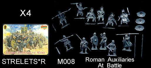 1/72 Ancient Wars  Roman Auxiliaries in Battle Strelets M008 