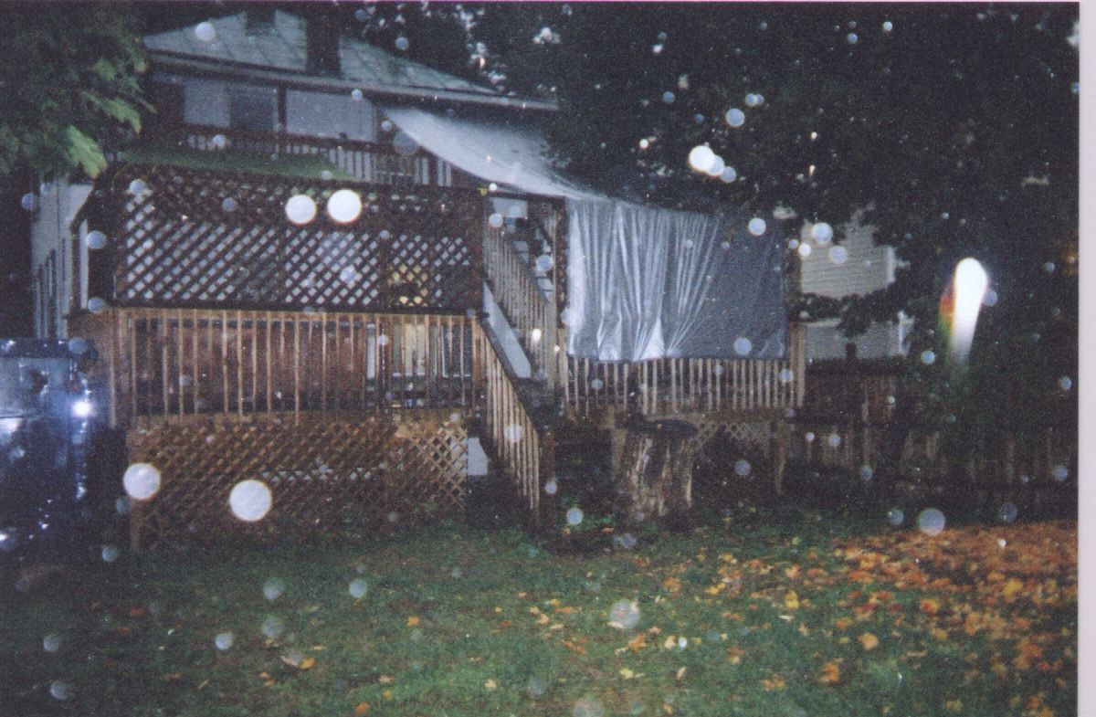 The back of our house.