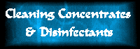 Cleaning Concentrates & Disinfectants