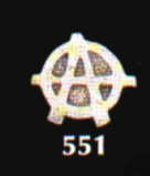 The Anarchy symbol: resist order!