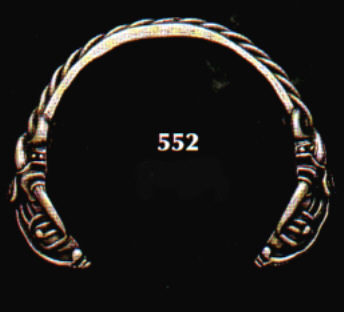 A Viking bracelet in fine English pewter