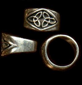 A simple, classic design in sterling silver