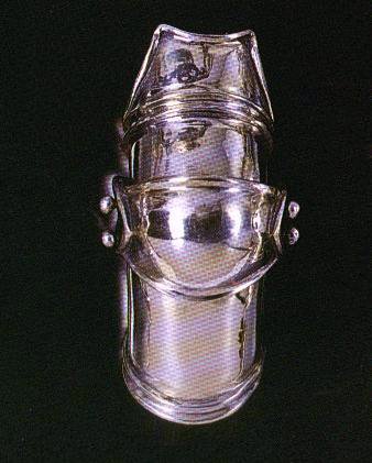 A sterling silver armor ring, code MNR-ARM