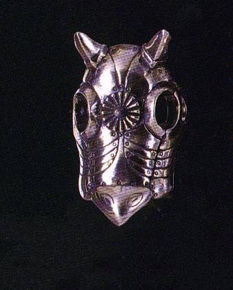 A sterling silver armour ring, code MNR-HOH