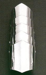 A sterling silver armor ring, code SS-7070