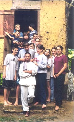Enjoying the Mud House@Las Cuevas Camp